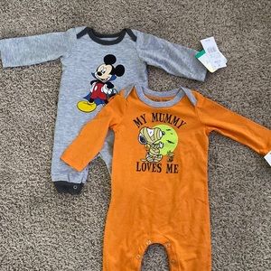 Halloween baby bundle Mickey and Snoopy 0-3 months (2)